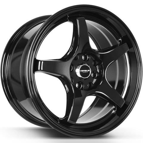 Versus Racing VS005 Gloss Black 15x7.5 | 4x100/4x114.3 (VS00515758H/114.3+35BLACK)