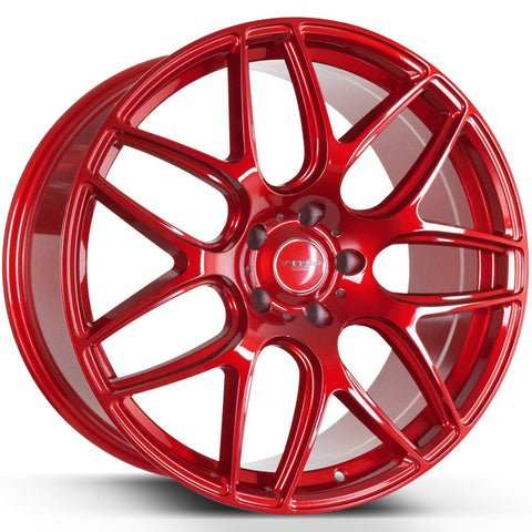 Versus Racing VS10 Gloss Red 17x7.5 | 4x100/4x114.3 (VS1017758H+35RED)