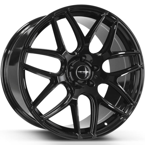 Versus Racing VS103 Gloss Black 18x8.5 | 5x112 (VS10318855112+35BLACK)