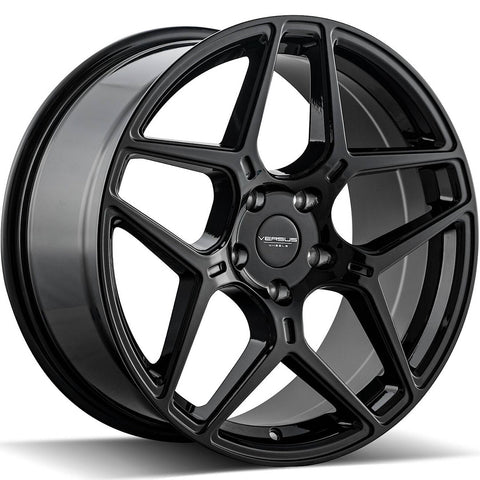 Versus Racing VS23 Gloss Black 18x8.5 | 5x114.3 (VS2318855114+40BLACK)