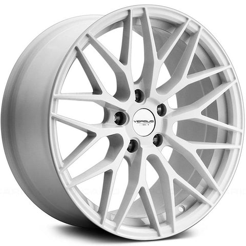 Versus Racing VS24 Gloss White 18x8.5 | 5x114.3 (VS2418855114+40WHITE)