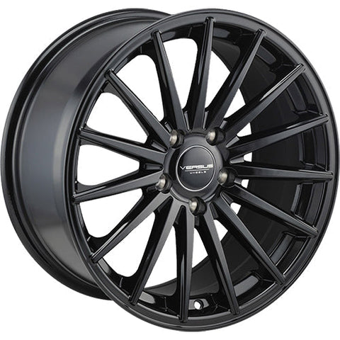 Versus Racing VS74 Gloss Black 18x9.5 | 5x114.3 (VS7418955114+40BLACK)