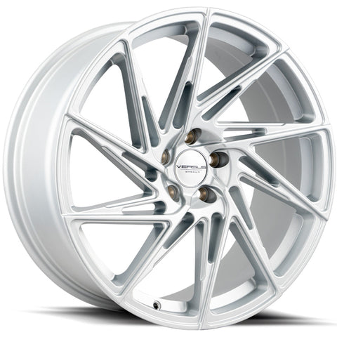 Versus Racing VS777 Silver w/Machined Face 20x8.5 | 5x114.3 (VS77720855114+35SILVER)