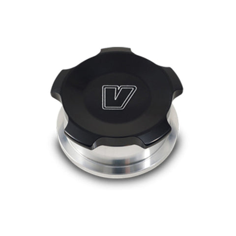 Vibrant 1.5in OD Aluminum Weld Bungs w/ Black Anodized Threaded Cap - incl. O-Ring (11289)