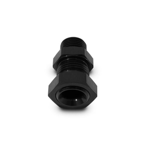 Vibrant -12AN ORB Male to Male Union Adapter - Anodized Black (16986)