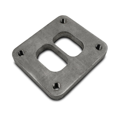 Vibrant Divided Turbo Inlet Flange for Borg Warner S-Series Divided T4 - Mild Steel (19864)