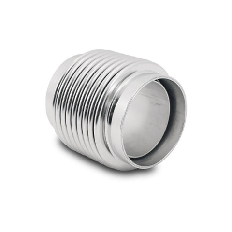 Vibrant SS Bellow Assembly w/ Liner -1.875in Inlet/Outlet ID x 2.75in - OAL Electro Polished (69527)
