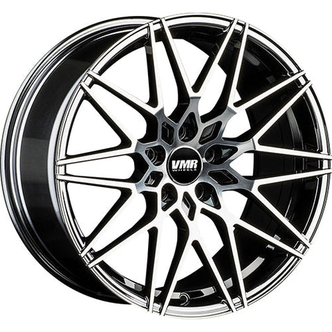 VMR Wheels V801 Gloss Black /w Diamond Cut Machined Spoke Faces 19x9.5 | Blank (V31031)