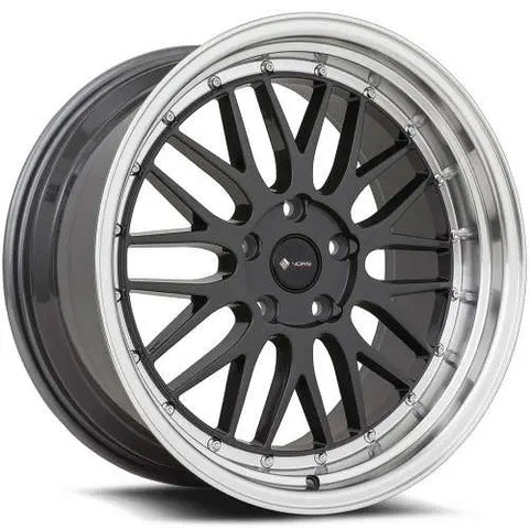 Vors Wheels VR8 Hyperblack w/ Machined Lip 19x9.5 | 5x115 (VR08199551435HB-515)