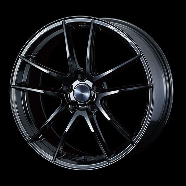 WedsSport RN-55M 18x8.5 45 100 アルミ ホイール WedsSport RN-55M Gloss Black 18x8.5 5x100 +45mm Offset