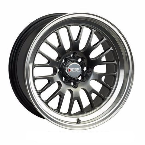 XXR Wheels 531 Chromium Black w/ Machined Lip 15x8 | 4x100/4x114.3 (53158462N)