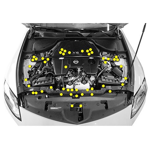 ZSPEC "Stage 2" Dress Up Bolts® Stainless/Billet Fastener Kit | 2023+ Nissan Z (00843612141514)