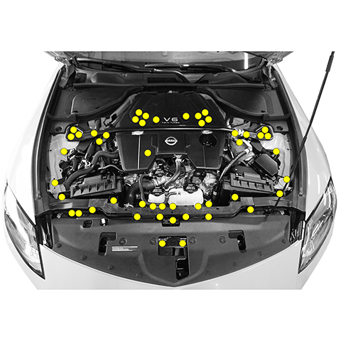ZSPEC "Stage 2" Dress Up Bolts®Titanium Kit | 2023+ Nissan Z (00843612141668)