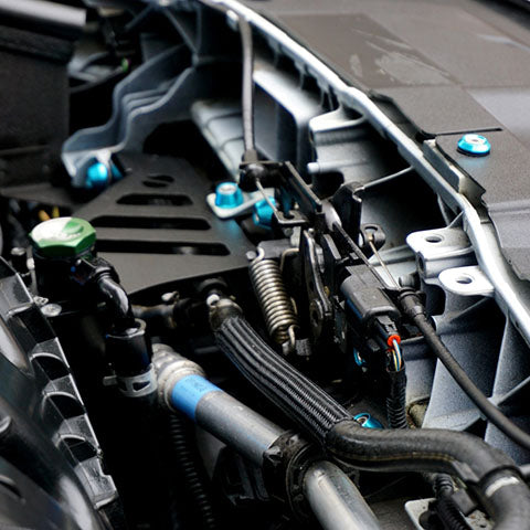 ZSPEC "Stage 2" Dress Up Bolts® Stainless/Billet Fastener Kit | 2016-2018 Ford Focus RS and 2013-2018 Ford Focus ST (00843612182005)