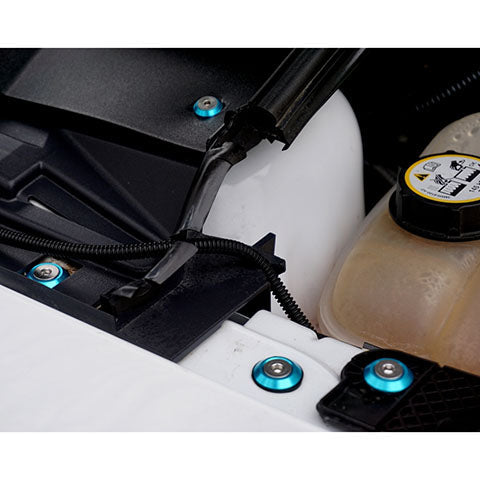 ZSPEC "Stage 2" Dress Up Bolts® Stainless/Billet Fastener Kit | 2016-2018 Ford Focus RS and 2013-2018 Ford Focus ST (00843612182005)