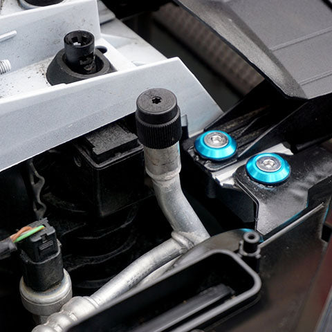 ZSPEC "Stage 2" Dress Up Bolts® Stainless/Billet Fastener Kit | 2016-2018 Ford Focus RS and 2013-2018 Ford Focus ST (00843612182005)