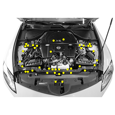 ZSPEC "Stage 1" Dress Up Bolts® Stainless/Billet Kit | 2023+ Nissan Z 3.0TT (00843612107466)