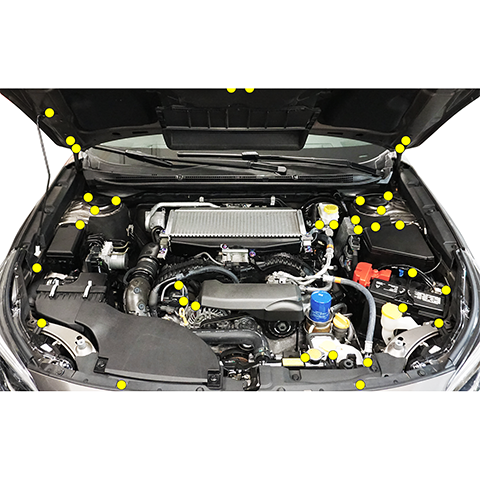 ZSPEC "Stage 1" Dress Up Bolts® Titanium Fastener Kit | 2022+ Subaru WRX (00843612137753)