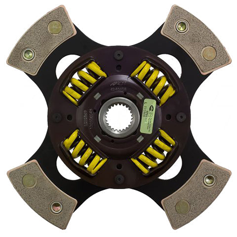 ACT Sprung 4 Puck Clutch Disc | 2003-2015 Mitsubishi Evo 8/9/X, 2004-2011 Mazda RX-8, and 2010-2012 Hyundai Genesis Coupe 2.0T (4240508)