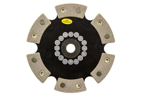 ACT 6-Pad Rigid Racing Clutch Disc | 1988-1991 Honda CRX, 1988-2005 Honda Civic, and 1993-1997 Honda Civic Del Sol (6212004)