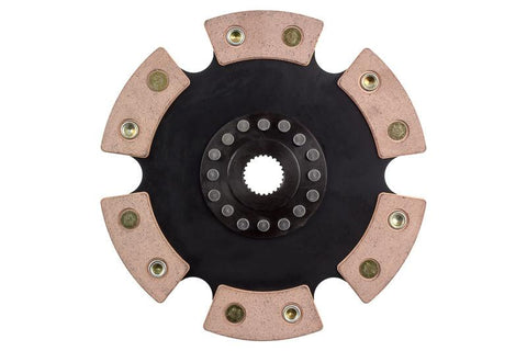 ACT 6-Pad Rigid Racing Clutch Disc | 2002-2006 Acura RSX Base/Type-S, 2002-2015 Honda Civic Si, and 2002-2012 Honda Accord (6214010A)