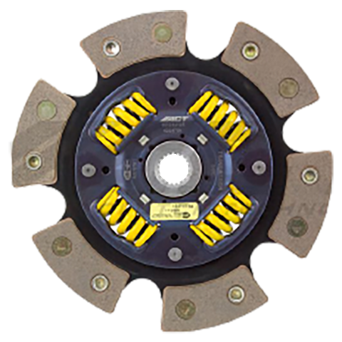 ACT 6-Pad Sprung Race Disc | 1990-1999 Mitsubishi Eclipse/Eagle Talon/Plymouth Laser and 1991-1999 Mitsubishi 3000GT (6224704)