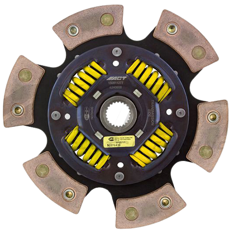 ACT 6-Pad Sprung Race Disc | 2003-2015 Mitsubishi Evo 8/9/10 (6240608)