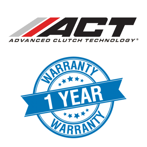ACT Clutch 1 Year Manufacturer Warranty