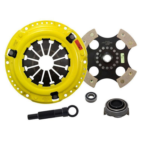 ACT HD Race Clutch Kit w/ Rigid 4-Pad Disc | 92-05 Honda Civic / 93-97 Del Sol & 97-05 Acura EL (HC5-HDR4)