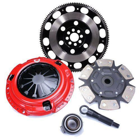 Action Clutch Stage 5 Iron Button 6-Puck Sprung Clutch Kit | 2002-2006 Acura RSX 5MT (ACR-0486)