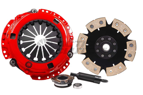 Action Clutch Stage 6 Iron Button 6-Puck Rigid Clutch Kit | 2004-2009 Mazda 3 2.0L/2.3L (ACR-0805)