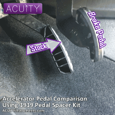 Acuity Throttle Pedal Spacers