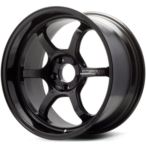 Advan Racing R6 Racing Titanium Black 18x10 | 5x114.3 (YA68K35ETB)