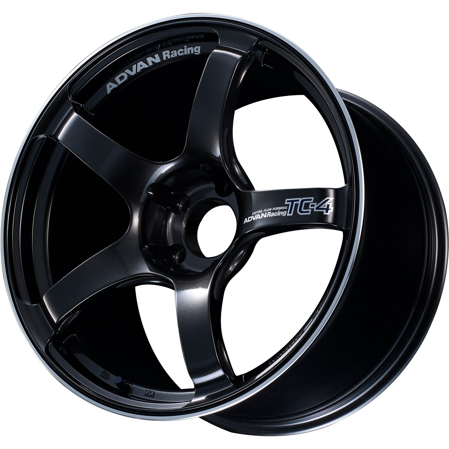 Advan Racing TC4 Racing Black Gunmetallic w/ Machined Outer Lip