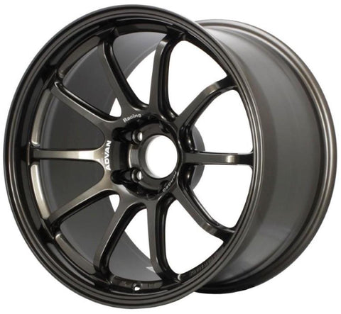 Advan Racing RS-DF Progressive 5x114.3 Bolt 0 Hub 18" Size Wheels in Dark Bronze Metallic