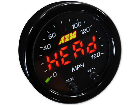 AEM Performance Electronics X-Series Digital GPS Speedometer (30-0313)