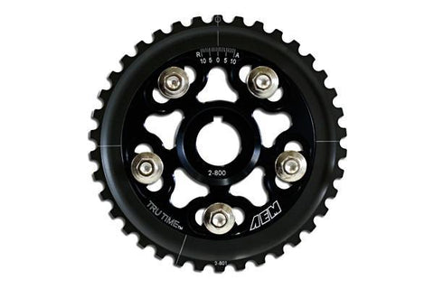AEM TRU-TIME Adjustable Cam Gear (Honda Civic/Del Sol/CRX) 23-800BK - Modern Automotive Performance
