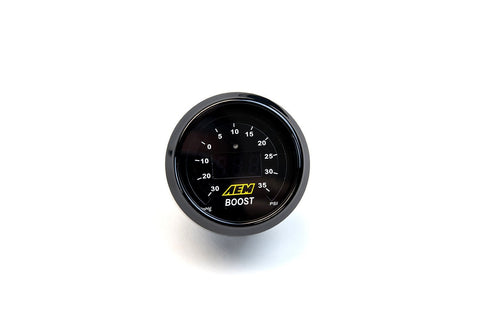 AEM 2 Gauge Set | 52mm Oil Pressure + Turbo Boost
