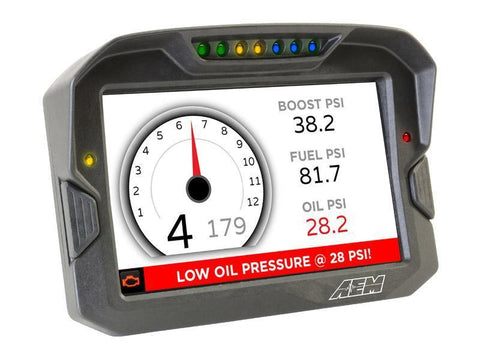 AEM CD-7L Carbon Logging/Non-GPS Display (30-5701)