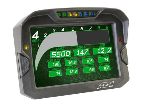 AEM CD-7G Carbon Non-Logging Display w/ GPS (30-5702)