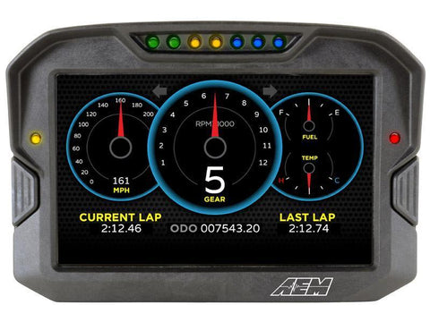 AEM CD-7G Carbon Non-Logging Display w/ GPS (30-5702)