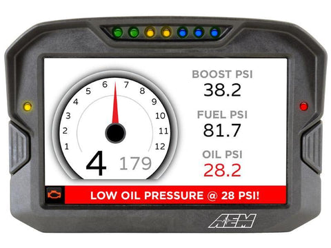 AEM CD-7G Carbon Non-Logging Display w/ GPS (30-5702)