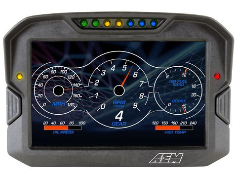 AEM CD-7G Carbon Non-Logging Display w/ GPS (30-5702)