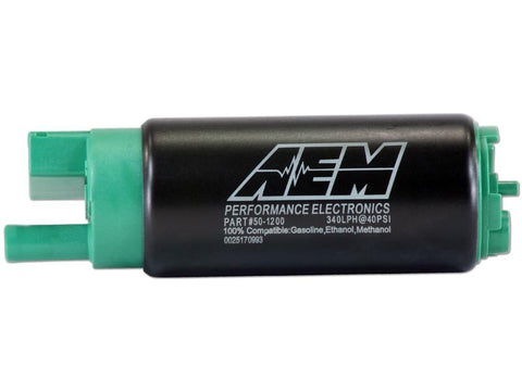 AEM E85-Compatible Offset Inlet High Flow In-Tank Fuel Pump - 340LPH (50-1200)