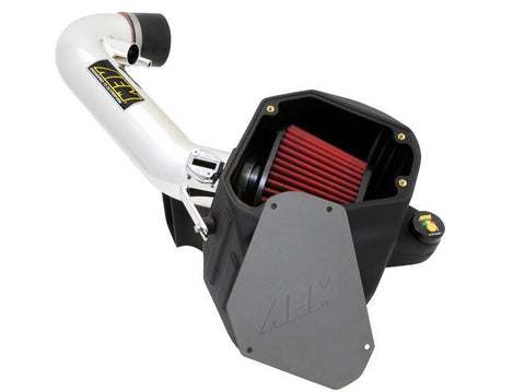 AEM Polished Cold Air Intake System | 2011-2013 Ford Mustang GT (21-8122DP)