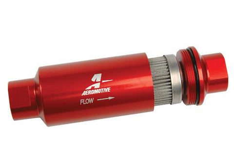 Aeromotive 40 Micron ORB-10 Red Fuel Filter (12335)