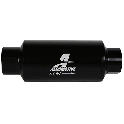 Aeromotive 10 Micron In-Line Fuel Filter with ORB-10 Ports (12350)