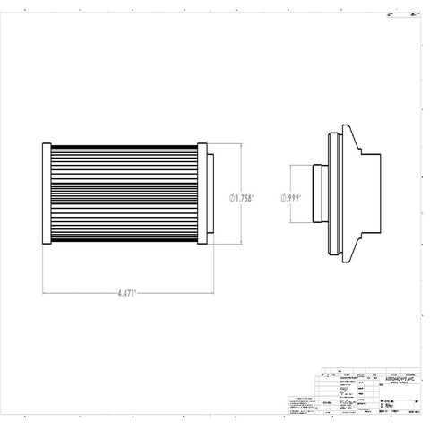 Aeromotive Filter Element - 10 Micron Microglass (12639)