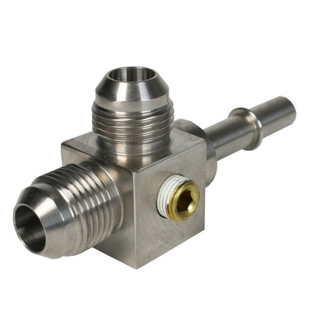 Aeromotive 3/8′ Male Quick Connect to (2) ORB-08 Male Flare T (15116)