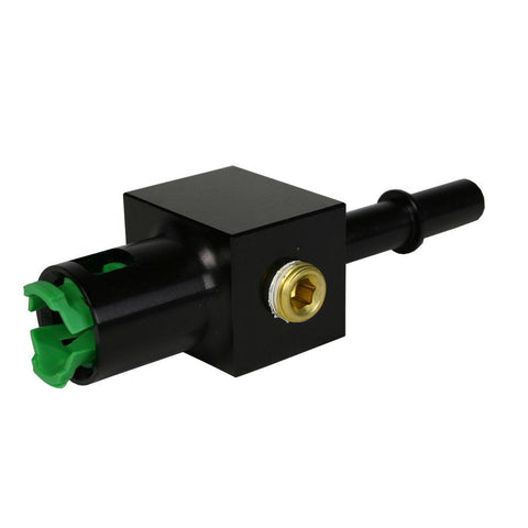 Aeromotive 3/8in Quick Connect with AN-08 port and 1/8in gauge port (15121)